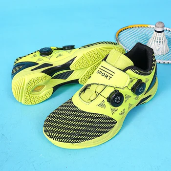 Высококачественная Мужская обувь для бадминтона, Большие размеры 36-47, Женские теннисные кроссовки для тренировок, Спортивная обувь для волейбола с быстрой шнуровкой, 6008