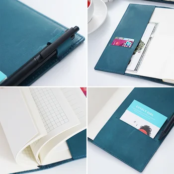 Обложка для блокнота-планировщика B6 Slim из 100% натуральной кожи для MD Diary Original Journal Drawing Sketchbook 2