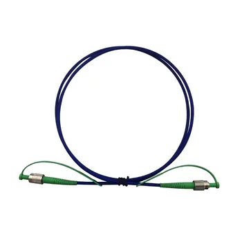 Соединительный кабель PANDA с поддержкой поляризации 980 нм Ø3 мм Синий ПВХ Фуркационная трубка FC/APC Slow Axis