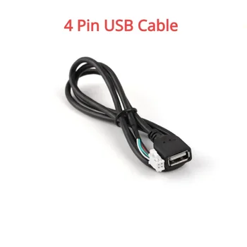 Универсальный 6-контактный USB-кабель, 4-контактный USB-кабель для автомобильного мультимедийного плеера 0