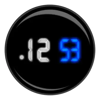 Цифровые автомобильные электронные часы со светодиодной подсветкой для воздухоотвода, часы с автоматическим сенсорным управлением, часы для автомобильных декоративных принадлежностей